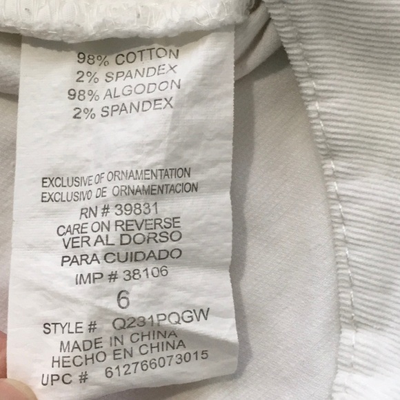 Componix Thin Corduroy Jeans Size 6 - Picture 5 of 10